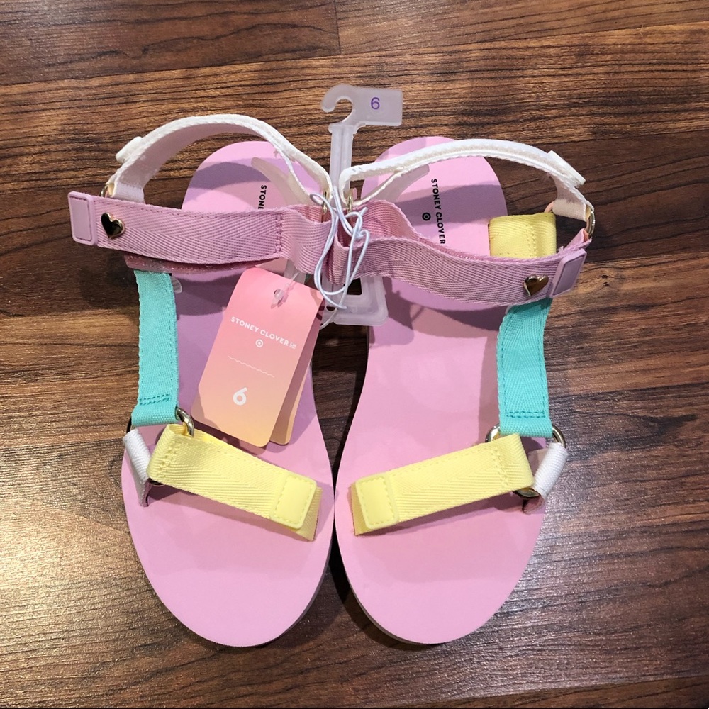 NWT Pastel Sandals by Stoney Clover Lane x Target